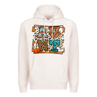 Pale Pink Fall Autumn Leopard Aunt Premium Hoodie - LillyAllenDesigns