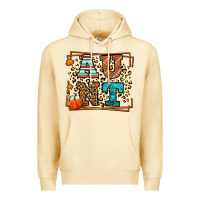 Pina Colada Fall Autumn Leopard Aunt Premium Hoodie - LillyAllenDesigns