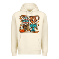 Sandshell Fall Autumn Leopard Aunt Premium Hoodie - LillyAllenDesigns