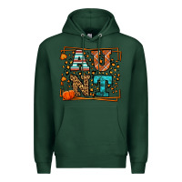 Sports Green Fall Autumn Leopard Aunt Premium Hoodie - LillyAllenDesigns