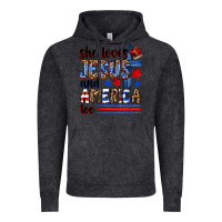 Vintage Black she loves jesus and america too Vintage Hoodie - Zillion Design Studio
