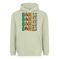 Matcha Gobble till you wobble Thanksgiving turkey Heavyweight Hoodie - NancyCooperArtShop