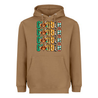 Toasted Coconut Gobble till you wobble Thanksgiving turkey Heavyweight Hoodie - NancyCooperArtShop