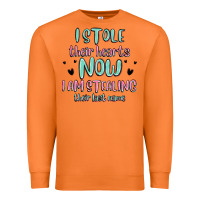 Carrot i stole their hearts now i am stealing their last Premium Sweatshirt - MaliasSmallBusiness