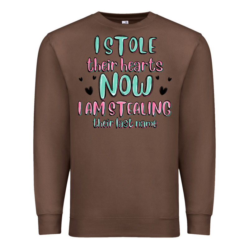 I Stole Their Hearts Now I Am Stealing Their Last Premium Sweatshirt by MaliasSmallBusiness | Teevron