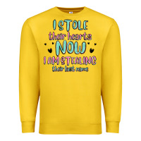 Lemon i stole their hearts now i am stealing their last Premium Sweatshirt - MaliasSmallBusiness