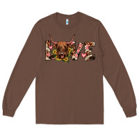 Chestnut highland cow love Long Sleeve Tee - JahusDesignShop