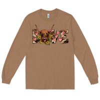 Toasted Coconut highland cow love Long Sleeve Tee - JahusDesignShop