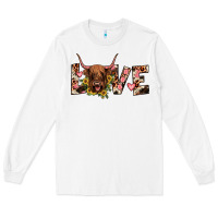 White highland cow love Long Sleeve Tee - JahusDesignShop
