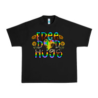Black free dad hugs Urban Heavy Tee - CowhideDigitalArt