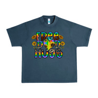Midnight Navy free dad hugs Urban Heavy Tee - CowhideDigitalArt