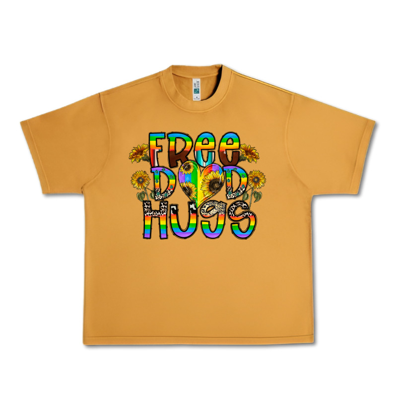 Free Dad Hugs Urban Heavy Tee by CowhideDigitalArt | Teevron