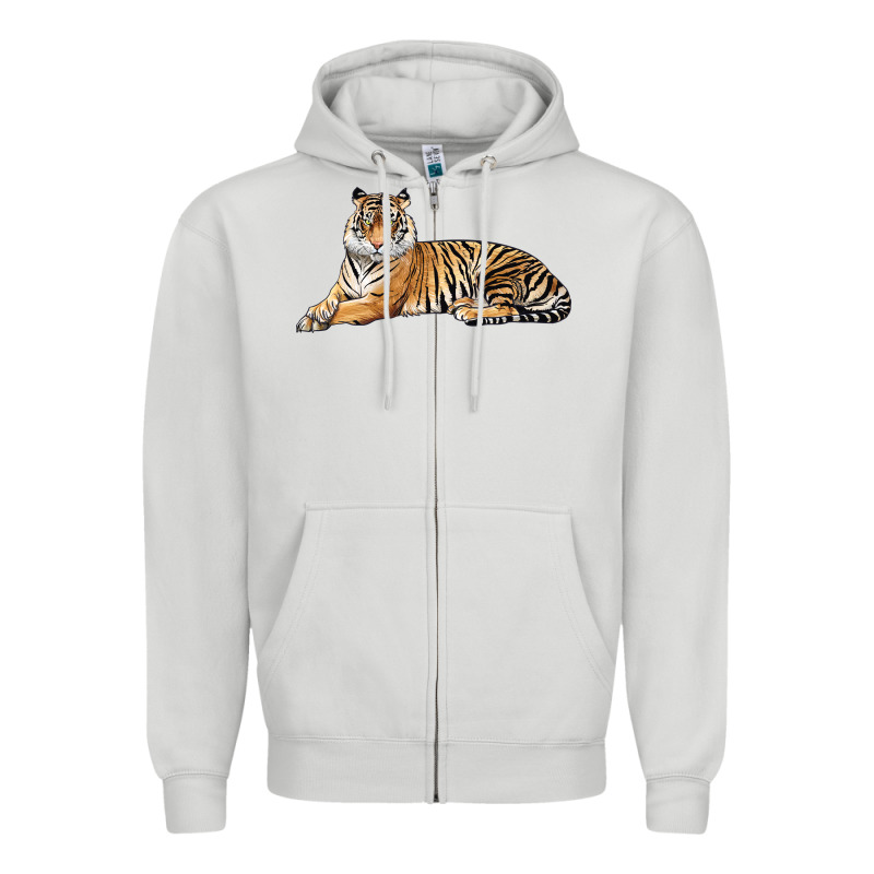 Tiger Zipper Hoodie by LillyAllenDesigns | Teevron