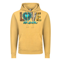Vintage Mustard love mom western Vintage Hoodie - texasbilliewilder