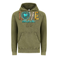 Vintage Olive love mom western Vintage Hoodie - texasbilliewilder