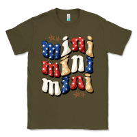 Army Green american mini Classic Tee - BundleAndBundleShop
