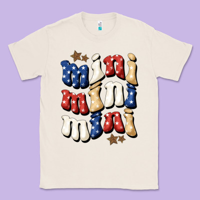 American Mini Classic Tee Designed By Bundleandbundleshop