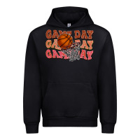 Black Game day game day game day Basketball Urban Hoodie - NancyCooperArtShop
