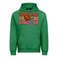 Emerald Game day game day game day Basketball Urban Hoodie - NancyCooperArtShop