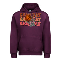 Mauve Wine Game day game day game day Basketball Urban Hoodie - NancyCooperArtShop