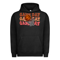 Pigment Black Game day game day game day Basketball Urban Hoodie - NancyCooperArtShop