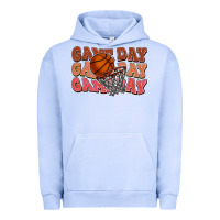 Pigment Grape Ice Game day game day game day Basketball Urban Hoodie - NancyCooperArtShop