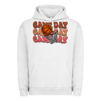 Pigment Lunar Rock Game day game day game day Basketball Urban Hoodie - NancyCooperArtShop
