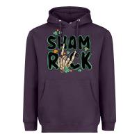 Plum sham rock Heavyweight Hoodie - MaliasSmallBusiness