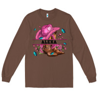 Chestnut pink costom name cowgirl hat and roses Long Sleeve Tee - AdoDesignShop