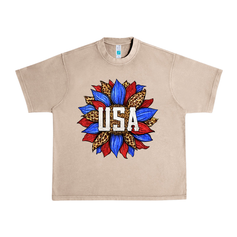 American Sunflower Urban Heavy Tee by HRA Design Shop | Teevron