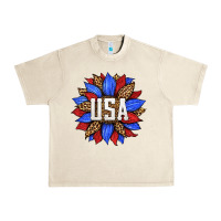 Sandshell american sunflower Urban Heavy Tee - HRA Design Shop
