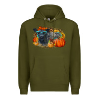 Army Green Fall Autumn Baby Calf Premium Hoodie - LillyAllenDesigns