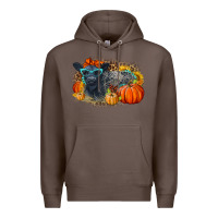 Coffee Fall Autumn Baby Calf Premium Hoodie - LillyAllenDesigns