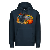 Navy Fall Autumn Baby Calf Premium Hoodie - LillyAllenDesigns