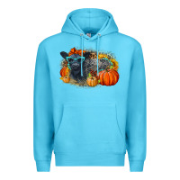 Ocean Blue Fall Autumn Baby Calf Premium Hoodie - LillyAllenDesigns