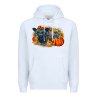 White Fall Autumn Baby Calf Premium Hoodie - LillyAllenDesigns