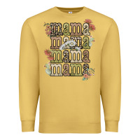 Antique Gold mama mama mama mama western flower Premium Sweatshirt - NancyCooperArtShop