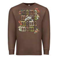 Chestnut mama mama mama mama western flower Premium Sweatshirt - NancyCooperArtShop