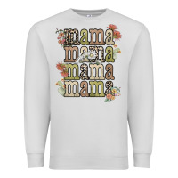 Dove Grey mama mama mama mama western flower Premium Sweatshirt - NancyCooperArtShop