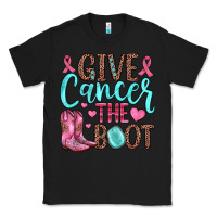 Black give cancer the boot Classic Tee - JahusDesignShop