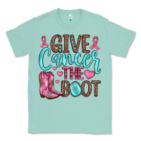 Seafoam give cancer the boot Classic Tee - JahusDesignShop