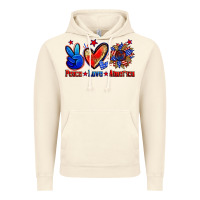 Vintage Artic peace love america Vintage Hoodie - Zillion Design Studio