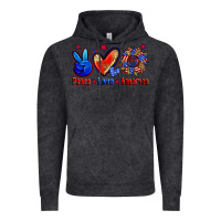 Vintage Black peace love america Vintage Hoodie - Zillion Design Studio