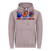 Peace Love America Vintage Hoodie | Teevron