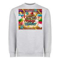 Heather Grey nacho average teacher Heavyweight Sweatshirt - CTS Tumbler Store