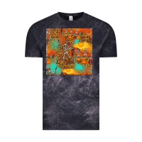 Cloud Black western skeleton seamless pattern Vintage Tee - HRA Design Shop