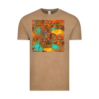 Vintage Coffee western skeleton seamless pattern Vintage Tee - HRA Design Shop