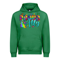 Emerald Proud ally Urban Hoodie - NancyCooperArtShop