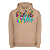 Pigment Burro Proud ally Urban Hoodie - NancyCooperArtShop