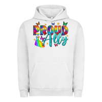 Pigment Lunar Rock Proud ally Urban Hoodie - NancyCooperArtShop